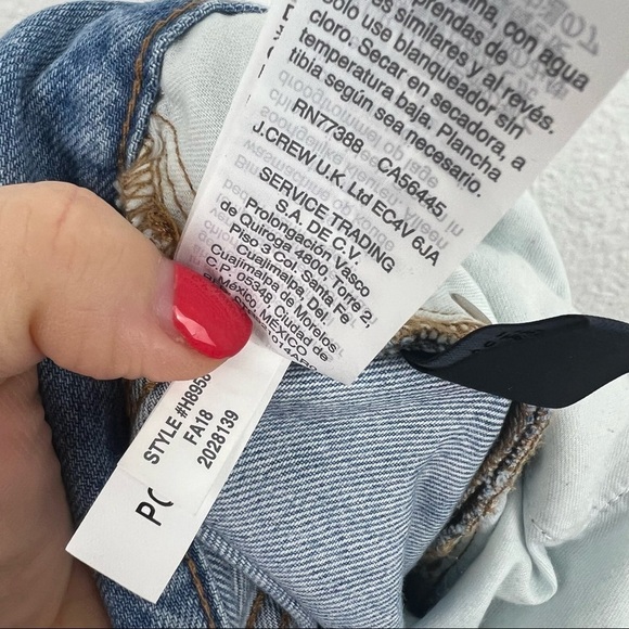 MADEWELL The Petite Perfect Vintage Jean in Fitzgerald Wash, Size 35P, NWT! - Picture 13 of 14